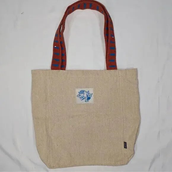 Patagonia Recycled Market Tote 59250 WPTN / Water People Banner Tan - Picture 3 of 7